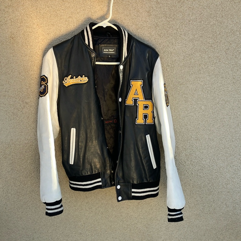 Patch Bomber Varsity Jacket - image 6